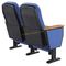 Automatic Fold Up Fabric Auditorium Chairs With Wood Writing Board / PP Back And Seat Panel supplier