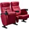 Fire Resistant Red Fabric Folding Movie Theater Chairs Tip Up By Gravity supplier