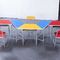 Durable Amusement Colorful Student Desk And Chair Set / Kids School Table supplier
