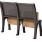 Steel Coated Stadium School Furniture Roll Up Chair Fixed Desk / Auditorium Seating supplier