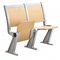 Foldable College Classroom Furniture , Fireproof Material Standard Plywood Study Chair supplier
