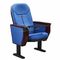 Blue Fabric University Meeting Room / Lecture Hall Chairs With Rotate Writing Board supplier