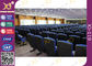 Injection Molded Foldable Lecture Room Theatre Seating Chairs With Writing Tablet supplier
