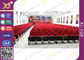 Movable Folded Church Furniture Chairs Electrostatic Spraying Feet Floor Mounted supplier