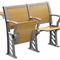 Simple Style Wood Seating Chair And Desk Set For Lecture Hall / Classroom supplier