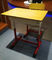 Ergonomic School Desk And Chair 650*450MM Wood Table Top Adjustable Steel Tube supplier