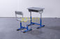 Student Study Table And Chair Set Lifting 1.5mm Iron Aluminum Frame supplier