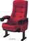 Red Fabric PP Home Theater Seating Chairs Movable Armrest Standard Size supplier