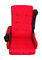 Red Fabric PP Home Theater Seating Chairs Movable Armrest Standard Size supplier