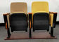 Safe Plastic Auditorium Theater  Chairs With Folded Writing Pad for Conference Hall supplier