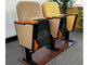 Safe Plastic Auditorium Theater  Chairs With Folded Writing Pad for Conference Hall supplier